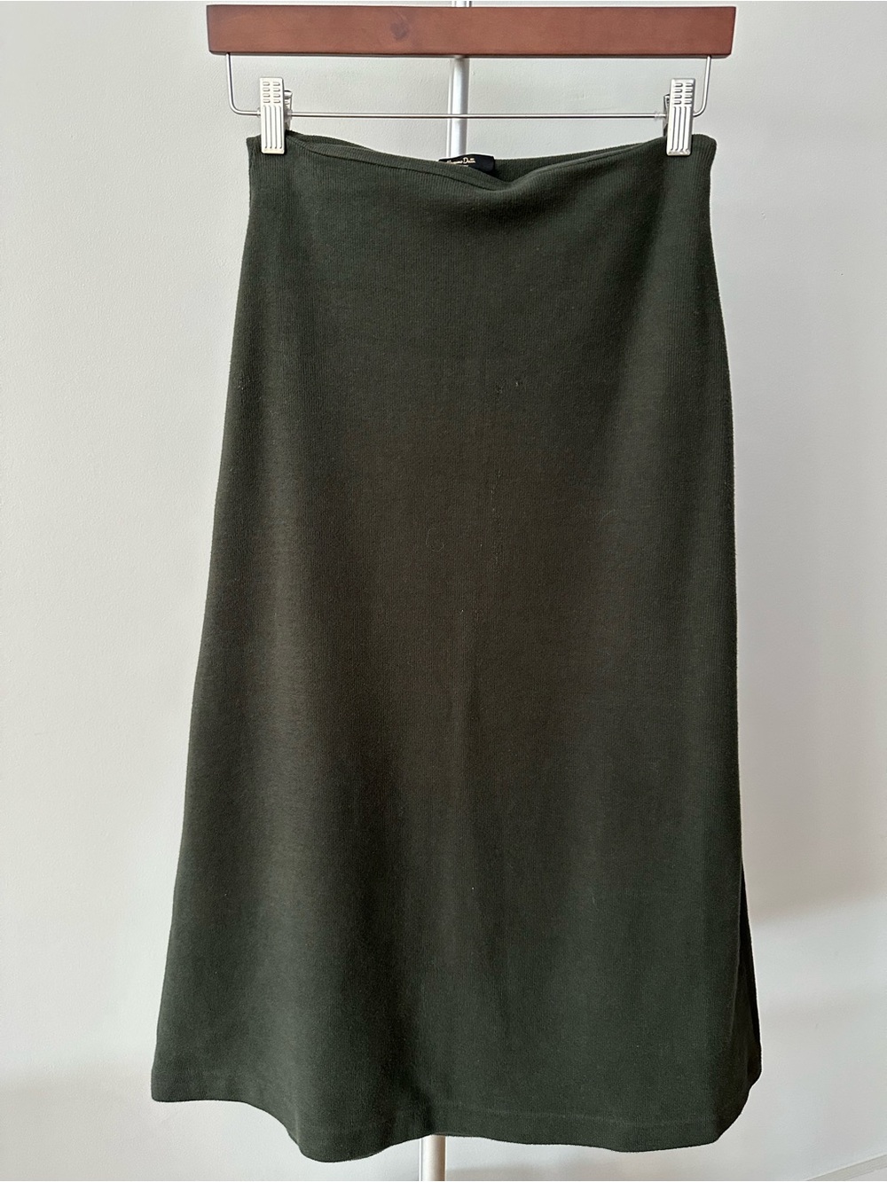 Massimo Dutti Knit Midi Skirt